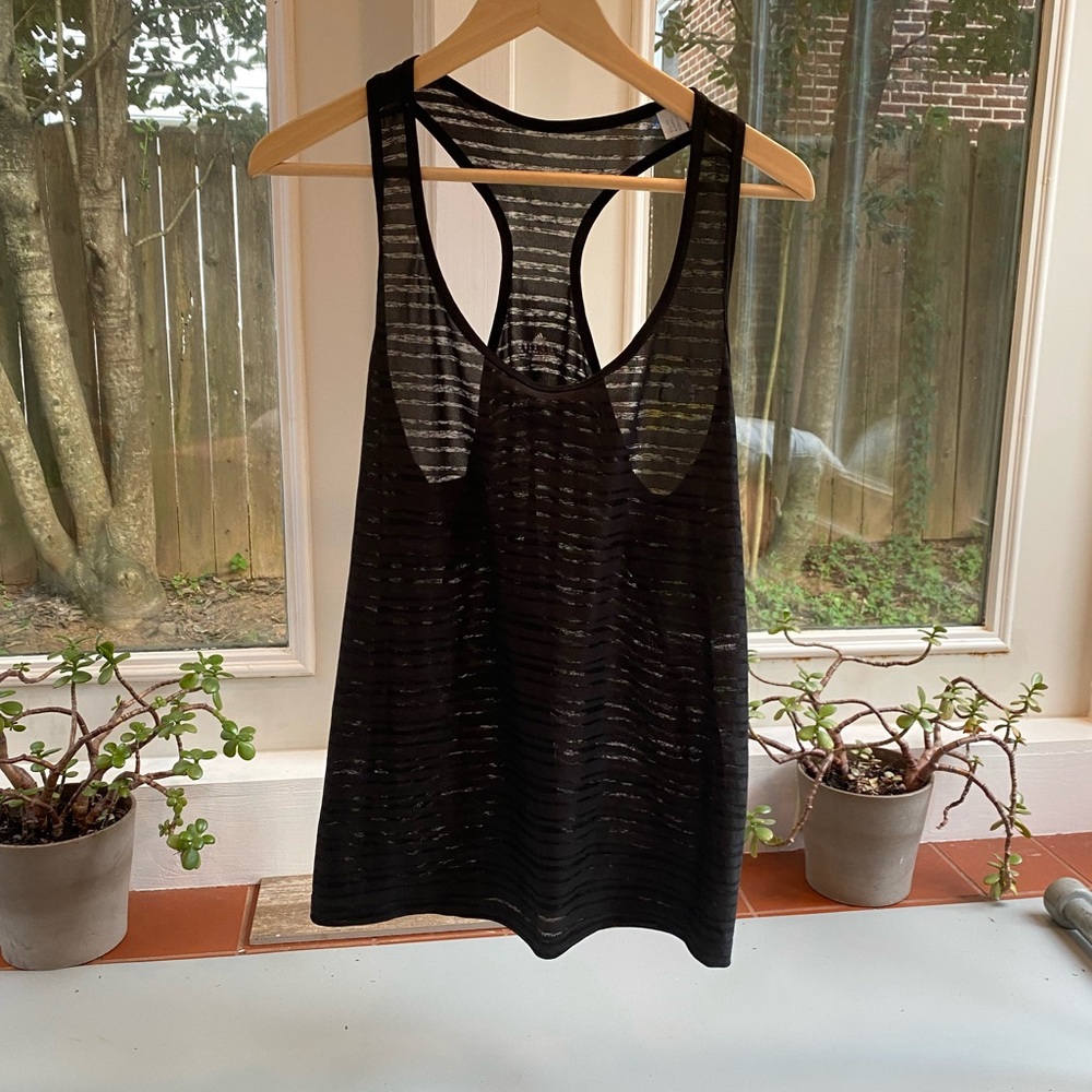 Sheer adidas top